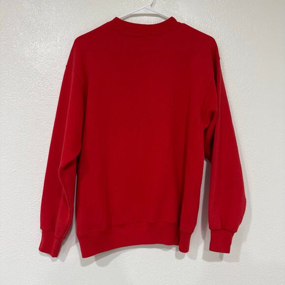 Peanut Butter & Jelly Vintage Red Christmas Sweater Grandma Gingerbread Medium - Picture 4 of 6